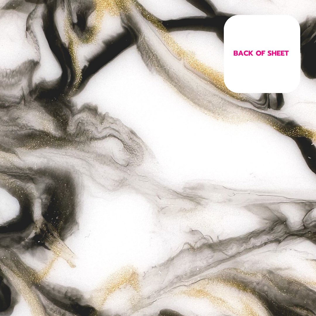 1/8" White Golden Swirl Marble Cast Acrylic Sheets - Acrylic Sheets